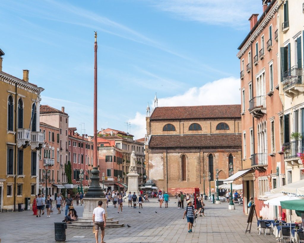 Les touristes à Venise