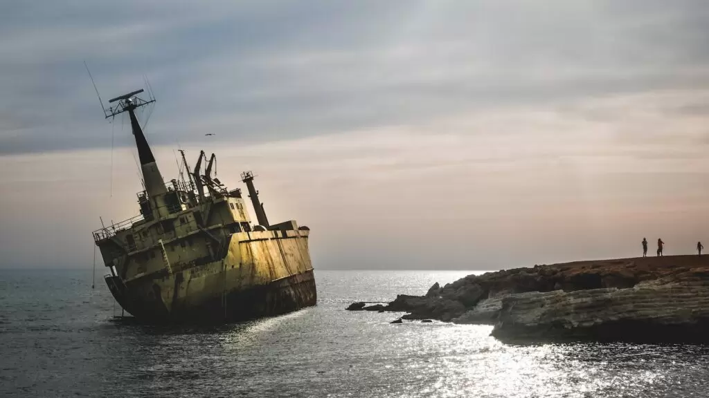 Naufrage en mer en Italie