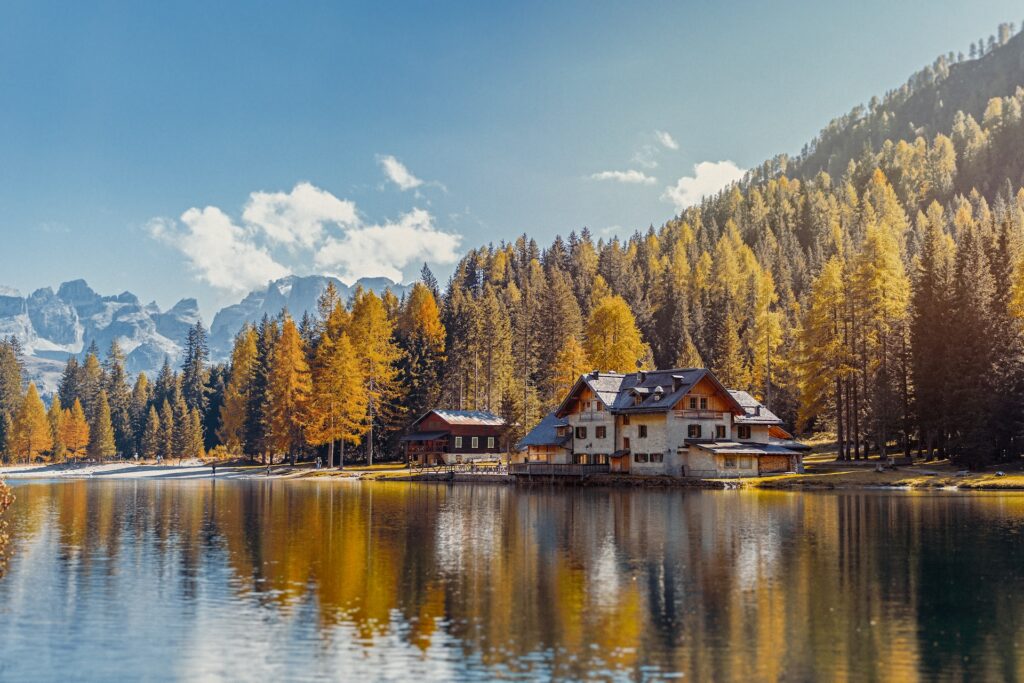 Les lacs dans les Dolomites
