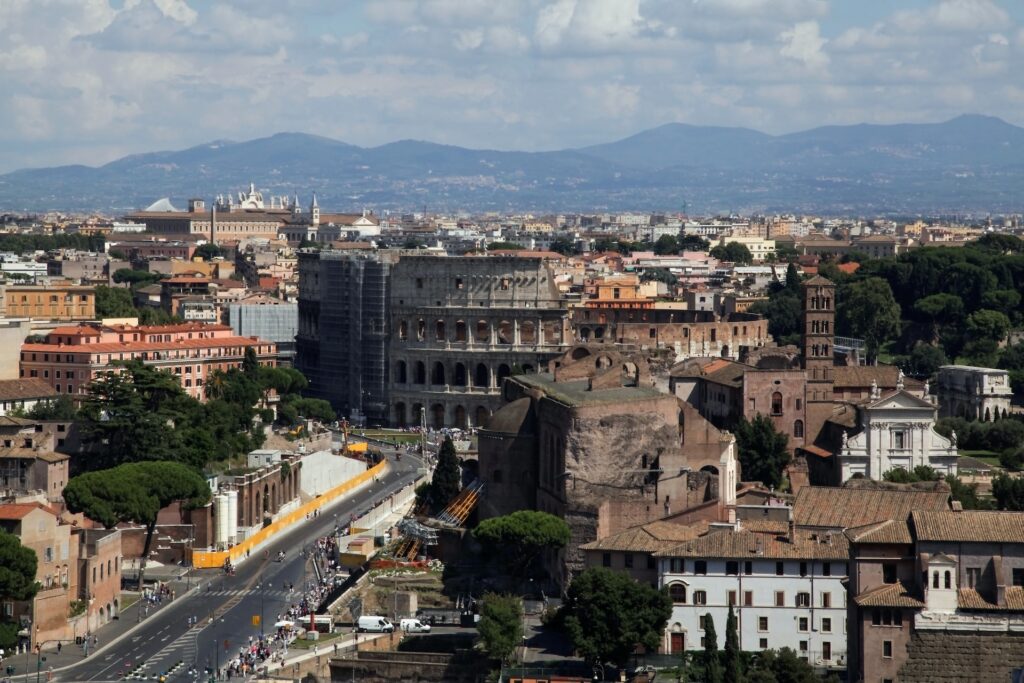 Le nord et le sud de l'Italie