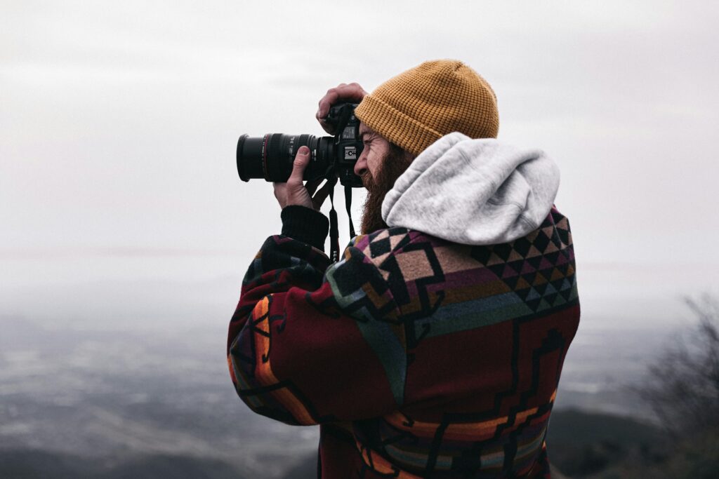 Un appareil photo de voyage